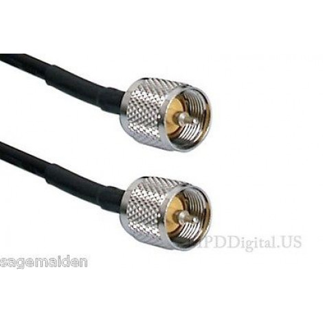16 Inch LMR-240 With PL-259 (UHF Male) Connectors 50 Ohm…